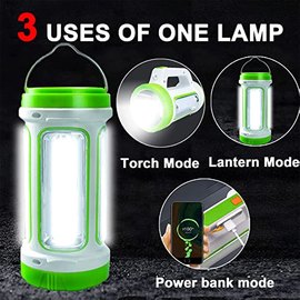 Светодиодный кемпинговый фонарь Camp Outdoor зеленый C-563, Цвет: Белый/Зелёный, изображение 3