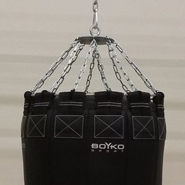 Боксерская груша BoYko BS Перевернутая №8, кожа, 87х64.4 см на 6 ремнях (bs0611563108), изображение 3