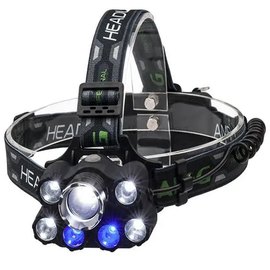 Налобный фонарь X-Balong 9LED XM-L T6+ZOOM+COB (LCZ-023)