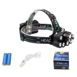 Налобный фонарь X-Balong 9LED XM-L T6+ZOOM+COB (LCZ-023), изображение 3