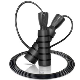 Cкакалка скоростная 4yourhealth 2.5m Premium Jump Rope 2488 черная (4YH_2488_Black)