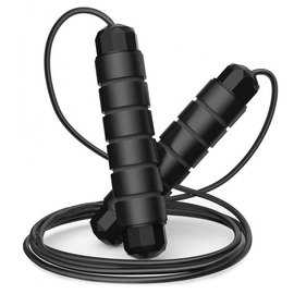 Cкакалка скоростная 4yourhealth Premium Skip Rope 3m 0156 черная (4YH_0156_Black)