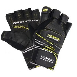 Перчатки для фитнеса Power System Ultimate Motivation PS-2810 Black Yellow Line S (PS_2810_S_Black/Yellow), Размер: S, Цвет: Чёрный/Жёлтый