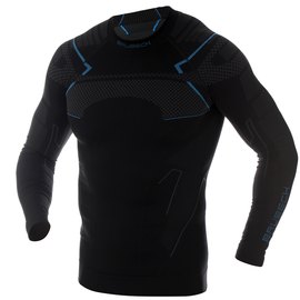 Футболка с длинным рукавом Brubeck Thermo LS13040A black/blue XXL (LS13040A-black/blue-xxl), Размер: 2XL