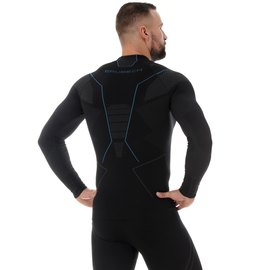 Футболка с длинным рукавом Brubeck Thermo LS13040A black/blue XXL (LS13040A-black/blue-xxl), Размер: 2XL, изображение 3
