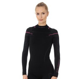 Футболка с длинным рукавом Brubeck Thermo LS13100A black/pink M (LS13100A-black/pink-m), Размер: M, Рост: 162-168 см, изображение 2