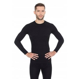 Футболка с длинным рукавом Brubeck Active Wool LS12820 black M (LS12820-black-M), Размер: M, Рост: 170-176 см, изображение 3