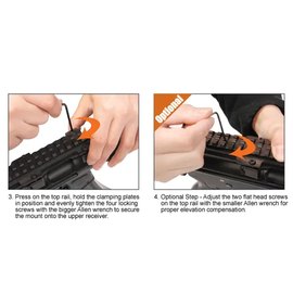 Планка Leapers MP5 / MKE T94 Picatinny, Aluminum MNT-P669, изображение 4