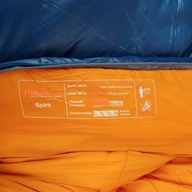 Спальный мешок Pinguin Spirit (-5/-12&deg;C), 185 см - Right Zip, Blue (PNG 232257), Сторона застежки: Правая, Полная длина, см: 185 см, Цвет : Синий, изображение 5