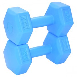 Гантели PowerPlay 4124 Hercules 2*3 кг синие (PP_4124_3kg_2in), изображение 6