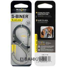 Карабин S-Biner SlideLock #4 стальной (94664026728)