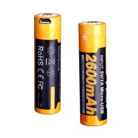 Аккумулятор 18650 Fenix 2600 mAh ARB-L18-2600U, изображение 2