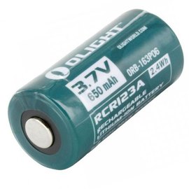 Аккумуляторная батарея Olight RCR123 (16340) 650 mAh (ORB2-163P06), изображение 2