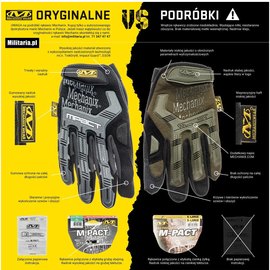 Перчатки Mechanix M-Pact S olive drab (MPT-60-008), Размер : S, Цвет : Зелёный, изображение 3
