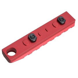 Планка пикатинни 7 слотов KeyMod & M-Lok красный (SI-Link-RS-7-QD-RED), изображение 2