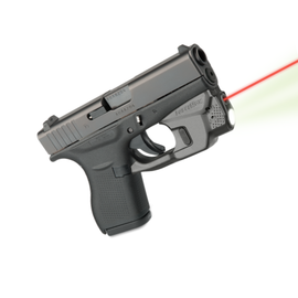 Лазерный целеуказатель LaserMax на скобу для Glock 42/ 43 с фонарем Красный (CF-G4243-C-R)