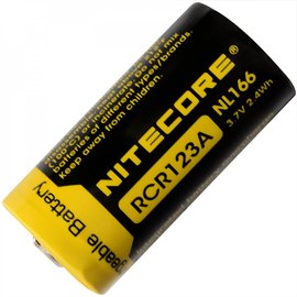 Аккумулятор RCR123A Nitecore 650mAh NL166 (6-1022)