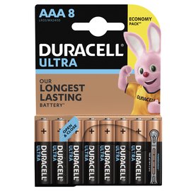 Батарейка Duracell AAA KPD 08*10 Ultra 1x8 шт (6443614)