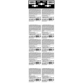 Батарейка Duracell AAA MN2400 1х2 шт отрывная (плакат 2х10) (6768608), изображение 2