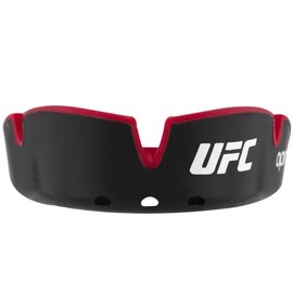Капа для бокса OPRO Silver UFC (возраст до 10) Black/Red (ufc.102515001), изображение 3