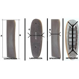 Затыльник Benelli Recoil Pad LH Medium Vinci (G0510801)