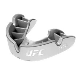 Капа для бокса OPRO Silver (возраст 11+) White/Silver (ufc.102514003), изображение 2