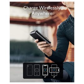 Повербанк Anker PowerCore III Sense 10000 mAh 18W PD Wireless Black (6837234), зображення 2