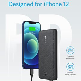 Повербанк Anker PowerCore III Sense 20000 mAh 20W PD Black (6833634), зображення 2