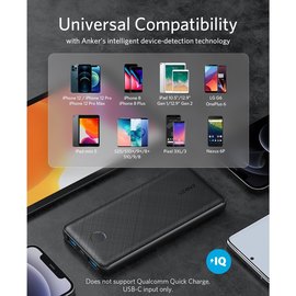 Повербанк Anker PowerCore III Slim 10000 mAh Black (6809308), зображення 6