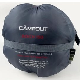 Спальный мешок Campout Beech (4/-1&deg;C), 150 см - Right Zip, Khaki (PNG 248647), изображение 5