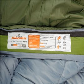 Спальный мешок Pinguin Comfort PFM (-1/-7&deg;C), 195 см - Left Zip, Khaki (PNG 234343), изображение 6