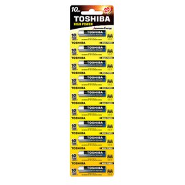 Батарейка Toshiba AAA HP Alkaline BP 1x10 шт (6477654), изображение 2