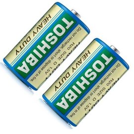 Батарейка Toshiba D 1x2 шт (6409768)