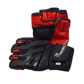 Перчатки для ММА EDGE Blade Экокожа ERM7 Black/Red L (ERM7 L CZARN-CZERW), Размер: L, изображение 2
