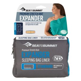 Вкладыш для спального мешка Sea to Summit Expander Liner Traveller (with Pillow slip), 225 см, Navy Blue (STS AEXPYHANB), изображение 4
