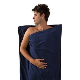 Вкладыш для спального мешка Sea to Summit Premium Cotton Travel Liner, 225 см, Navy Blue (STS ALONGOSNB), изображение 2