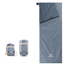 Спальный&nbsp;мешок Naturehike Ultralight LW180 NH21MSD09 L серо-синий (6927595777978), Сторона застежки: Левая, Полная длина, см: 195 см, изображение 2