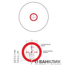 Оптический прицел Burris SkullTac 1X-4X-24mm ILLUM Ball C/Q 200438