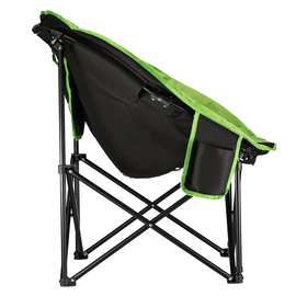 Шезлонг KingCamp Moon Leisure Chair Black/Green KC3816, Цвет : Чёрный/Зелёный, изображение 2