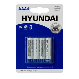 Батарейка Hyundai AAA Alkaline 1х4 шт (6793732)