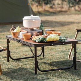 Стол раскладной Naturehike L MDF outdoor folding NH20JJ028 темное дерево (6927595771426), Цвет : Тёмное дерево, изображение 3