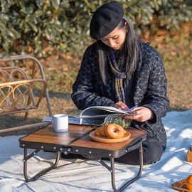 Стол раскладной Naturehike L MDF outdoor folding NH20JJ028 темное дерево (6927595771426), Цвет : Тёмное дерево, изображение 4