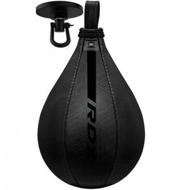 Пневмогруша боксерская RDX F6 KARA SPEED BALL + swivel Matte Black (3288_403000), Цвет: Чёрный