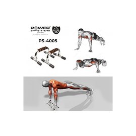 Упоры для отжиманий от пола Power System PS-4005 Steel (PS-4005_Black-Steel), изображение 4
