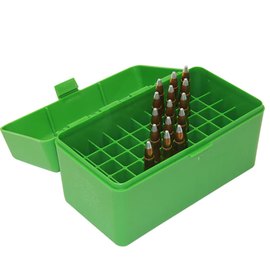Коробка MTM RM-50 на 50 набоїв кал. 243 Win та 308 Win зелений (RM-50-10)