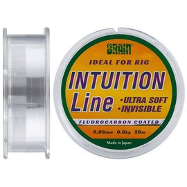 Леска Brain Intuition 50m 0,08 mm #0,22 0,6 kg 1,2 lb clear (1858.70.11), Диаметр, мм: 0.08 мм, Разрывная нагрузка, кг : 0.6