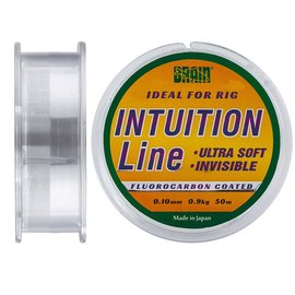 Леска Brain Intuition 50m 0,10 mm #0,35 0,9 kg 1,9 lb clear (1858.70.12), Диаметр, мм: 0.1 мм, Разрывная нагрузка, кг : 0.9