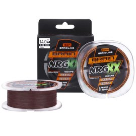 Шнур Brain NRG 8X sinking 200m 0.08mm 7.2kg brown (1858.20.87), Диаметр, мм: 0.08 мм, Разрывная нагрузка, кг : 7.2