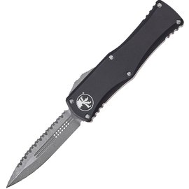 Кишеньковий ніж Microtech Hera Double Edge FS Apocalyptic (702-12AP), Колір: Чорний