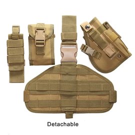 Кобура набедренная Smartex 3P Tactical ST-057 khaki (ST241), Цвет: Хаки, изображение 3